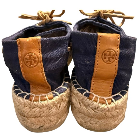 Tory Burch Women's Blanton Boat Shoes Navy Size‎ 6.5** Nautical Coastal Chic - Picture 4 of 12